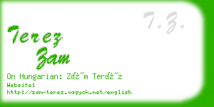 terez zam business card